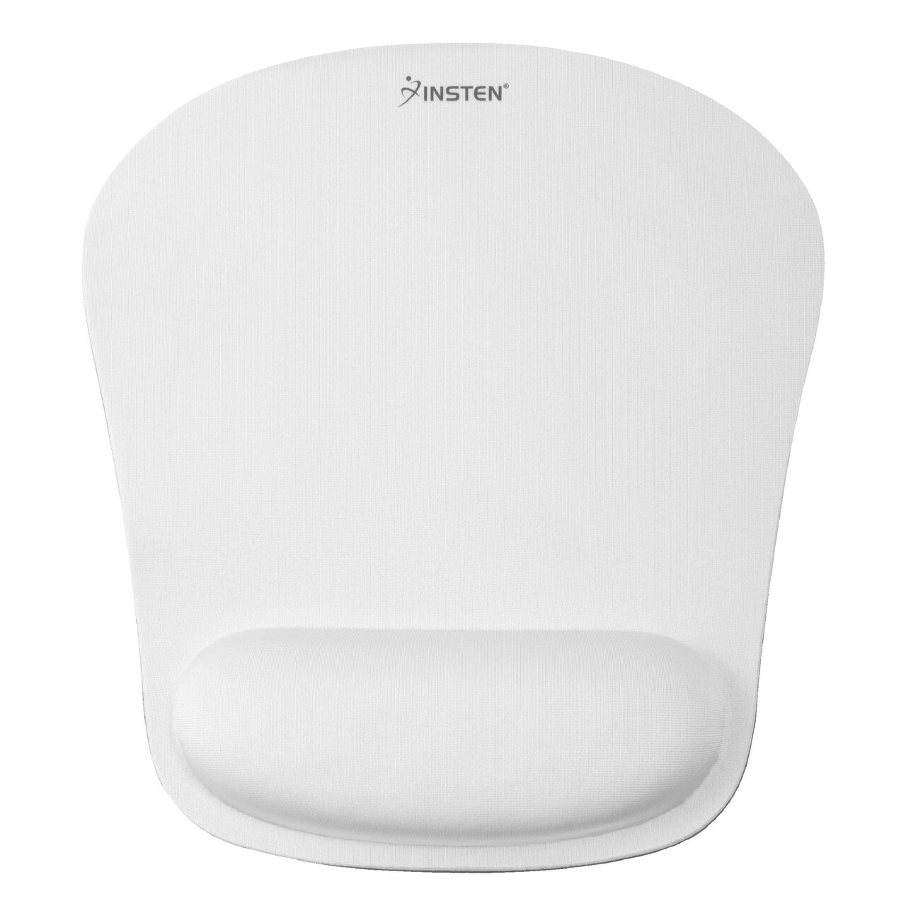 Insten Mouse Pad with Wrist Support Rest, Ergonomic Support Cushion, Easy Typing & Plain Relief for Office Computer Laptop, White